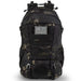35L Tactical Backpack with Molle System Rain Cover - Black