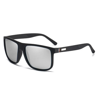 Polarized Sunglasses Square Frame with Mirrored Lenses - Ge V2