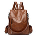 Anti Theft Backpack Large Capacity Everyday Use - Brown