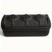Three Slot Travel Case for Watches and Accessories - black