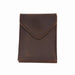 Wallet with Flap Closure Slim - Dark Brown