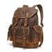Vintage Canvas Backpack for Travel And Daily Use - Waxed Coffee