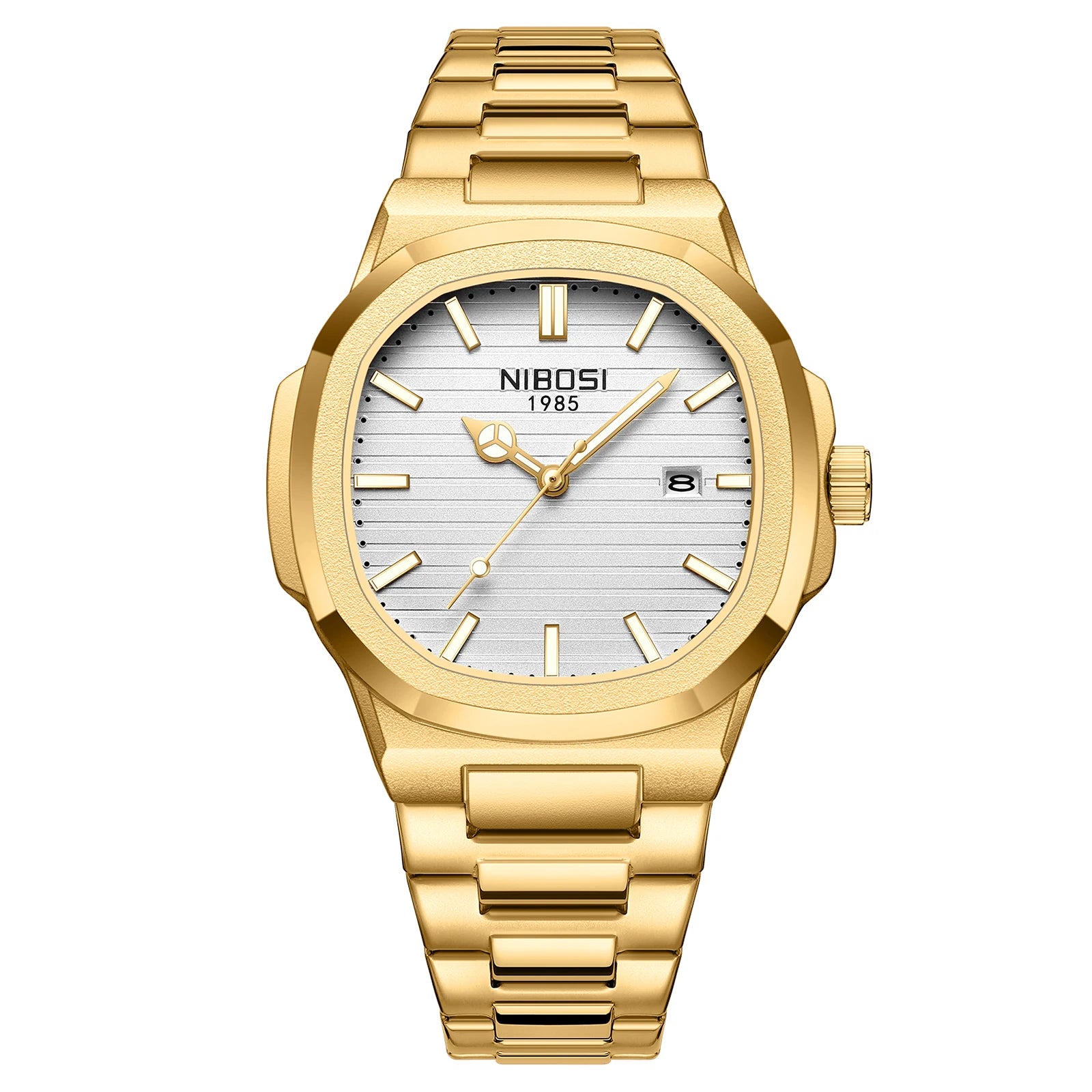 Timeless Round Watch with Date Window for Everyday Wear - K