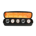 Watch Travel Case with Cushioned Slots And Form Fitting Pillow - Orange 5 Slots