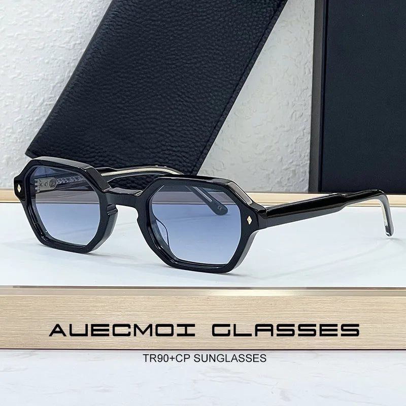 Hexagon Sunglass with UV400 Lenses for Everyday Wear