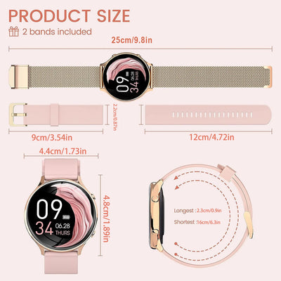 Women's Fitness Smartwatch Heart Rate Tracker Edition