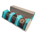 Watch Roll Three Slot Travel Case for Daily Use - Pink
