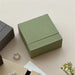 Book Shaped Jewelry Box On The Go Velvet Interior - Grey V2