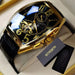 Automatic Mechanical Wristwatch Tourbillon Skeleton - Colour 3 Box