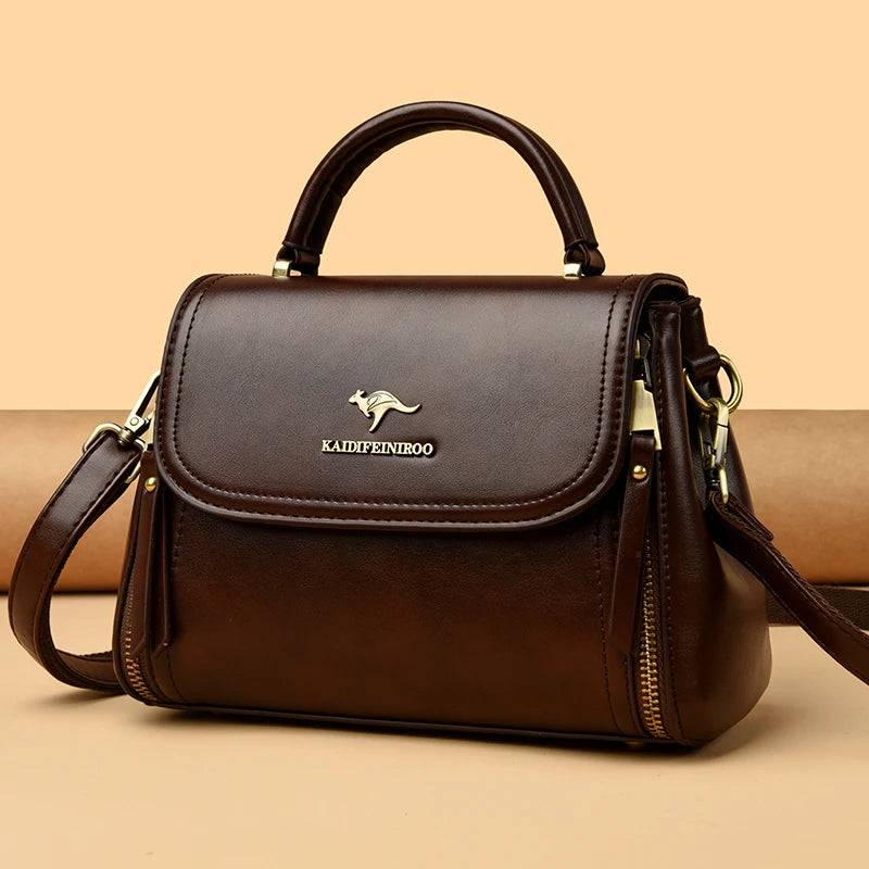 Top Handle Satchel Bag with Shoulder Strap Classic