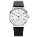 Automatic Mechanical Wristwatch with Leather Strap - White Black