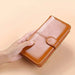 Timeless Clutch Wallet with Card Slots and Essentials - Khaki