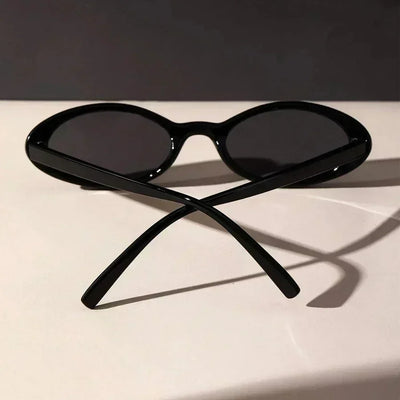 Vintage Oval Sunglasses UV400 Lenses Sculpted Frame