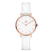 Watch Gradient Dial Gentle Strap Wristwatch Aesthetic - White