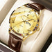 Watch Classic Roman Quartz Dial Strap Prestige Limited - Gold Gold