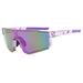 Sunglasses with Mirrored Lens for Cycling and Outdoors - Eight