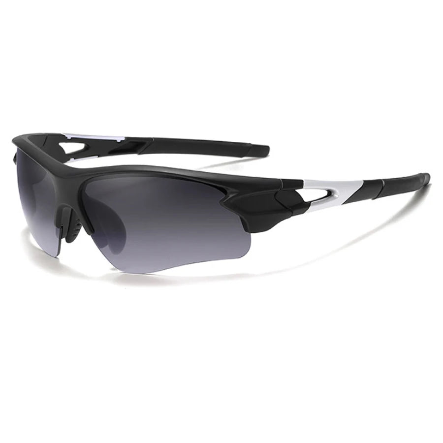 Sports Sunglasses UV Protection Outdoors Lenses - Black Grey