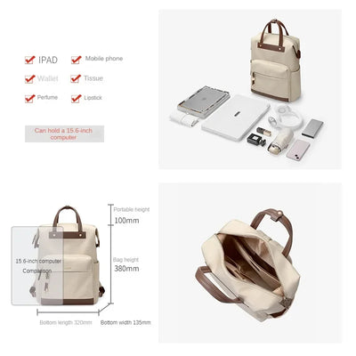 Refined Daily Laptop Backpack With Front Pocket Pro