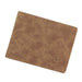 Mini Wallet Card Holder with Zipper Closure Premium - Chocolate