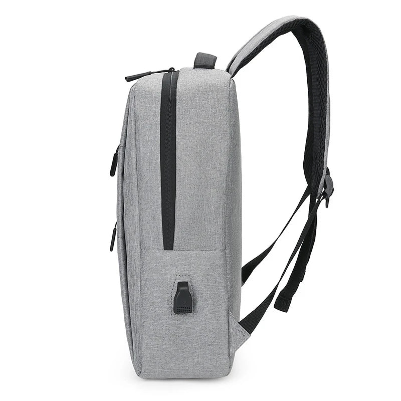 Multi Layer Zip Laptop Backpack for Travel and Work