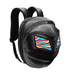 LED Travel Backpack for Motorcycle Helmet Storage - Black