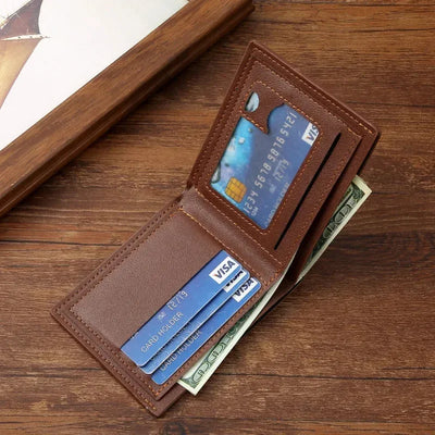 Refined Wallet Minimalist Leather Card Holder Slim - WO2MEN