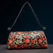 Shoulder Bag Embroidered Silk Floral Detailing - Color Two