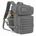 Tactical MOLLE Backpack for Outdoor EDC Hiking - Grey