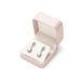 Elegant Jewelry Box Organizer Ring Necklace Bracelet - Pink Earrings