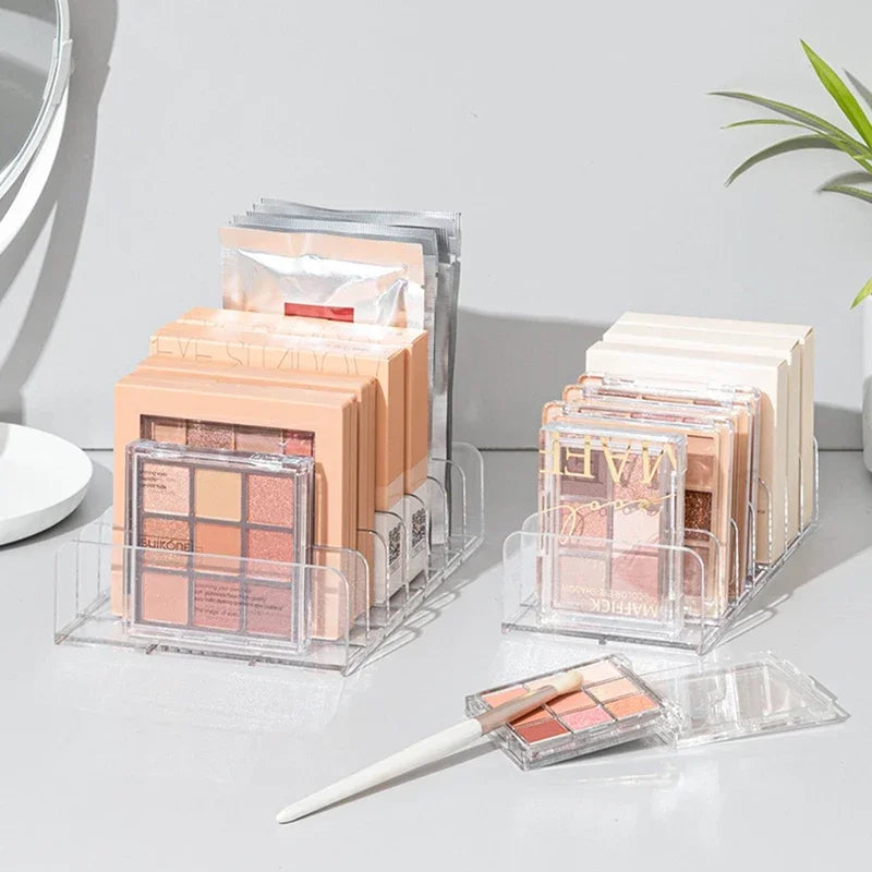 Seven Compartment Makeup Organizer for Desktop Palettes