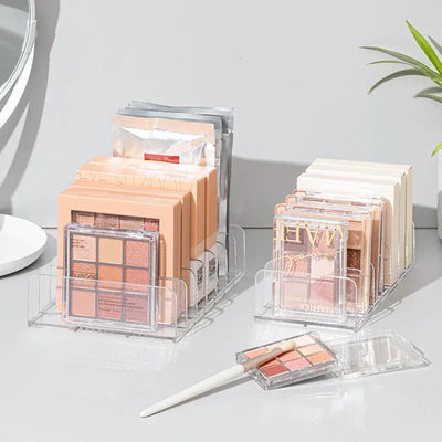 Seven Compartment Makeup Organizer for Desktop Palettes