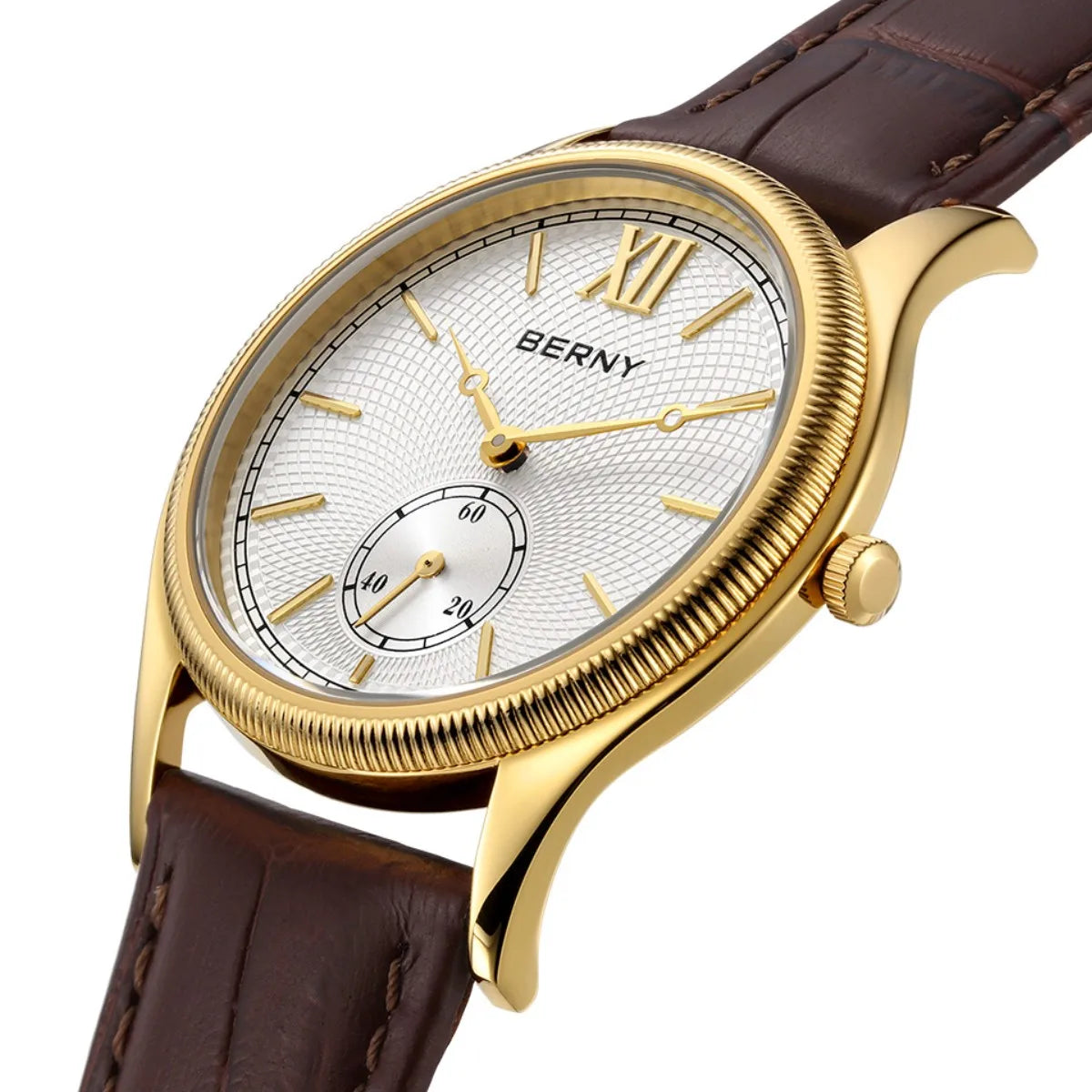 Ultra Thin Dress Watch with Premium Leather Strap