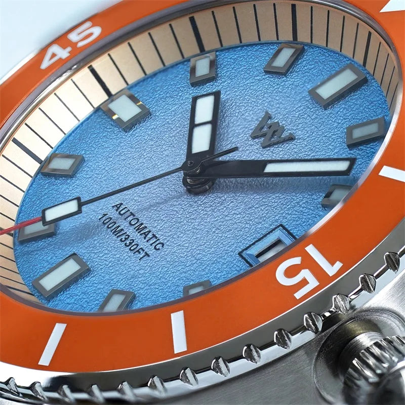Automatic Mechanical Dive Watch with Date Window