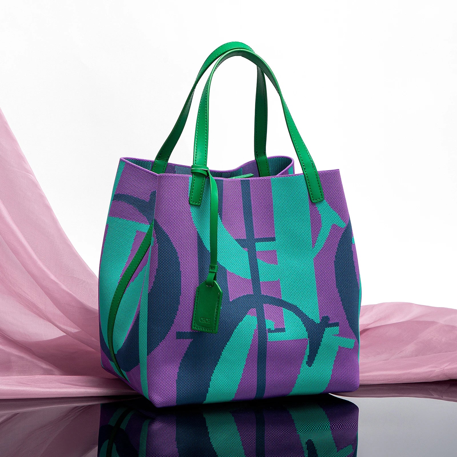 Abstract Joy Tote Large Capacity Handbag for Everyday