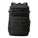 Tactical Trail Backpack with Multilayer Organization - Black
