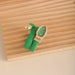 Serpentine Crystal Encrusted Timepiece With Double Wrap - Green