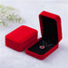Jewellery Organizer Box for Necklace Display Case - Red Black