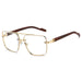 Sunglasses Retro Square Pilot Frame for Day Driving - Transparent