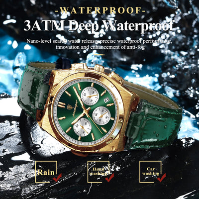 Refined Chronograph Timepiece for Formal Everyday Wear