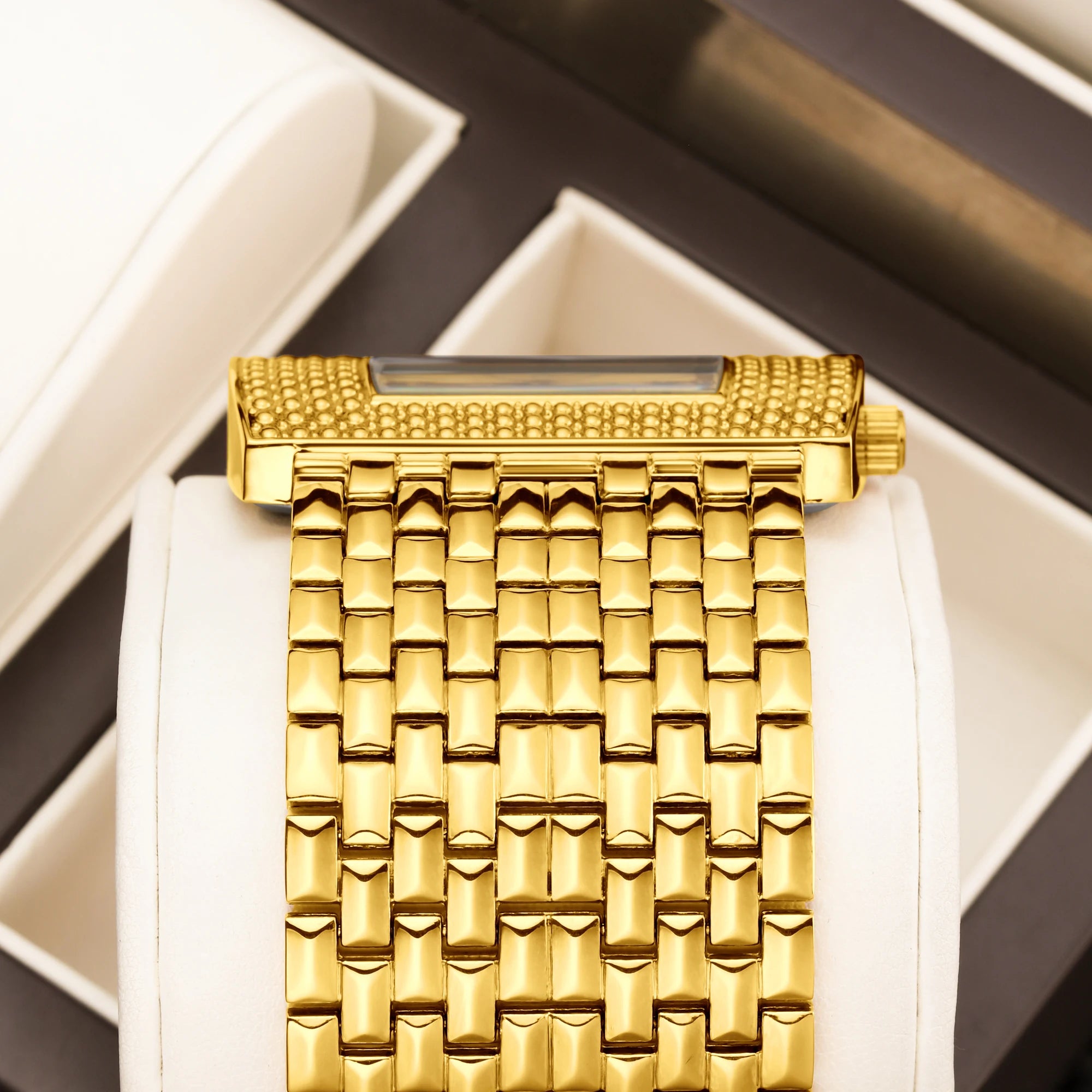 Watch Rectangle Quartz Bracelet for Formal Attire