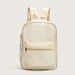 Mesh Breathable Backpack Front Pocket Large Capacity - Beige