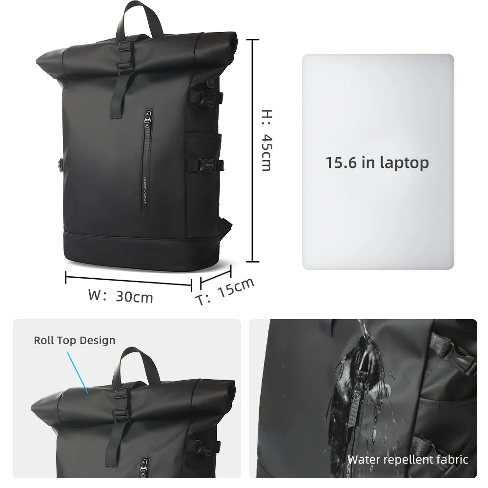 Expandable Travel Backpack With Laptop Compartment