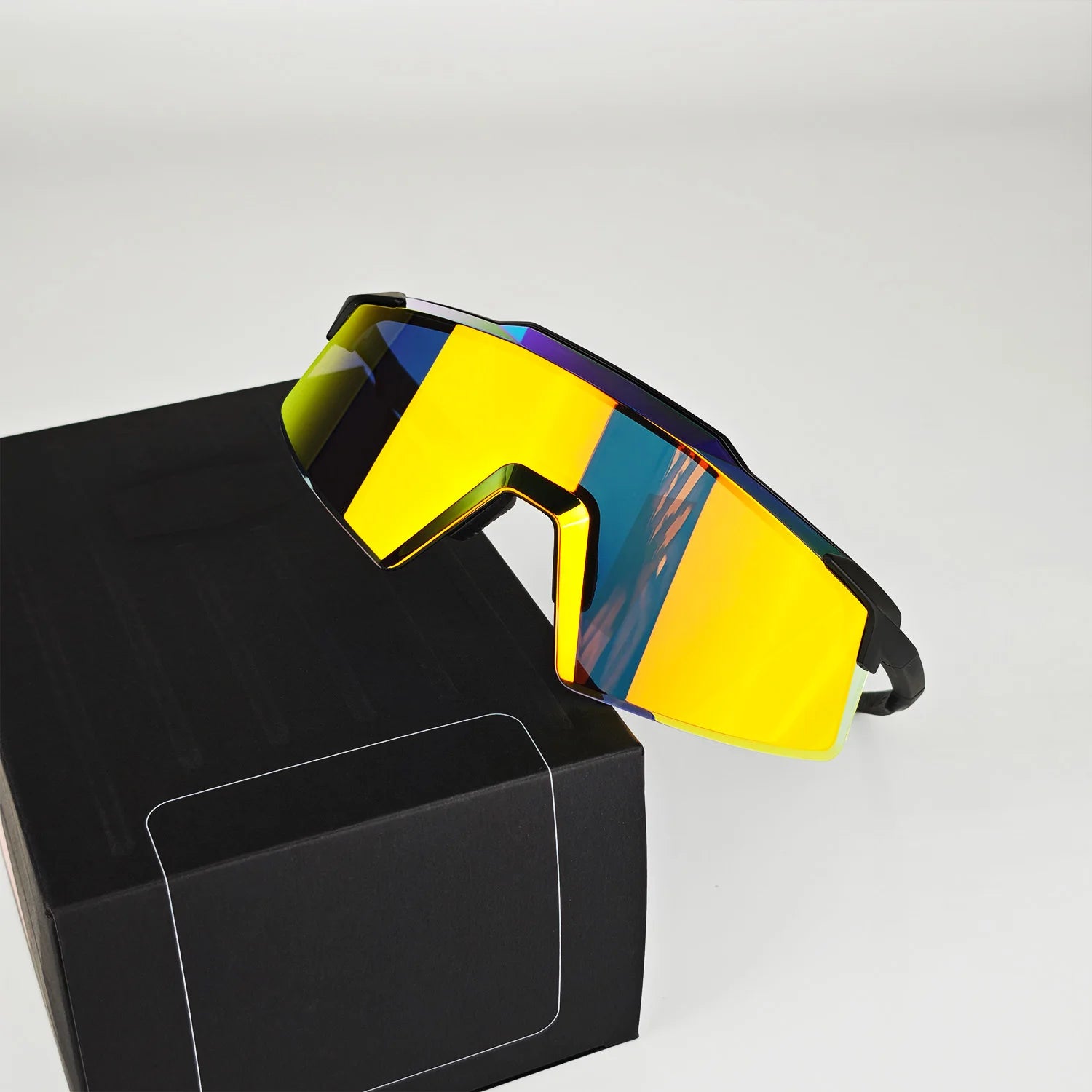 Cycling Sunglasses UV400 Protection with Mirrored Lens