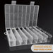 24 Grid Jewelry Display Organizer Box for Small Items - White