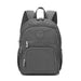 Backpack with Front Pocket and Multiple Pockets - Dark Grey