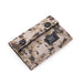 Tactical Camouflage Wallet with Card Slots Closure - Khaki