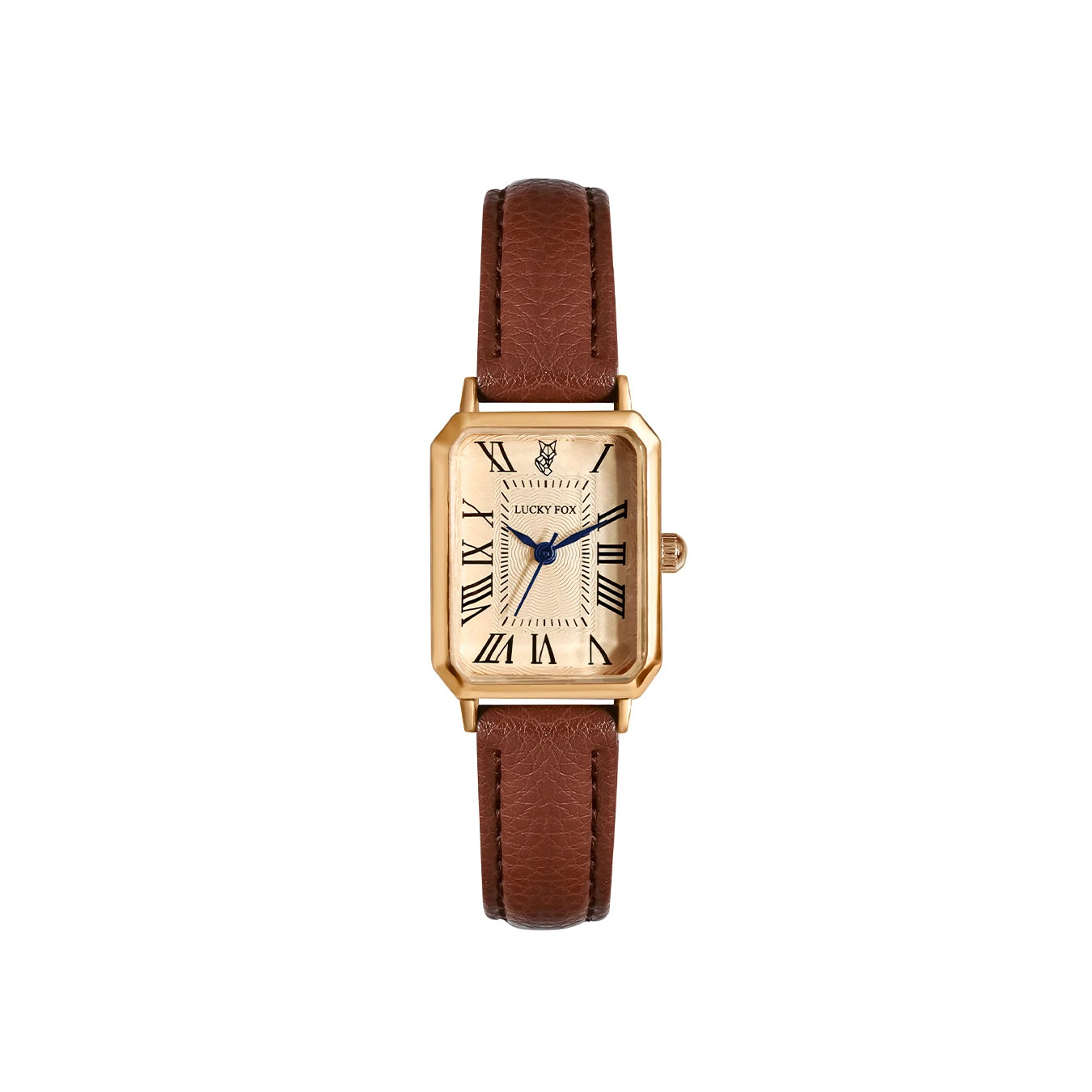 Retro Square Dial Wristwatch With Roman Numerals Grace