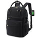 Backpack with USB Port Large Capacity Laptop Bag - Black