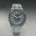Wristwatch for Men Full Diamond Water Resistance - Black