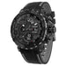 Sport Chronograph Watch LED Display 50M Water Resistant - Black